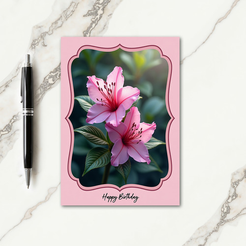 Joyful Birthday Petal Card