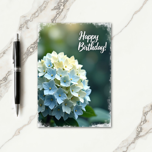 Joyful Birthday Petal Cluster Card