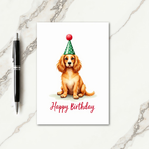 Joyful Birthday Pup Portrait Card