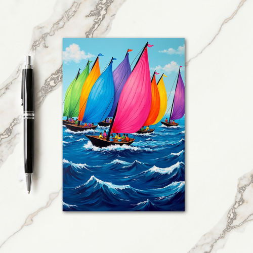 Joyful Birthday Regatta Card