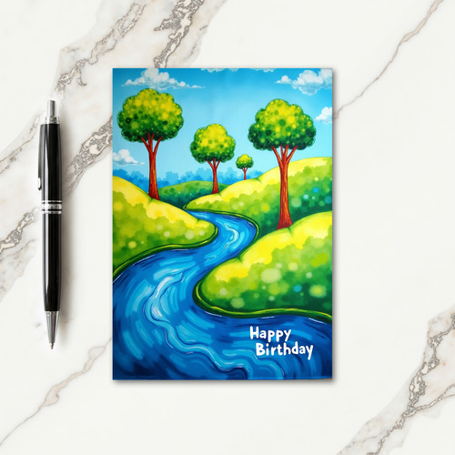 Joyful Birthday River Hills Card