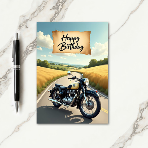 Joyful Birthday Road Trip Card