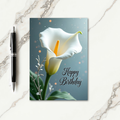 Joyful Birthday Shimmer Card