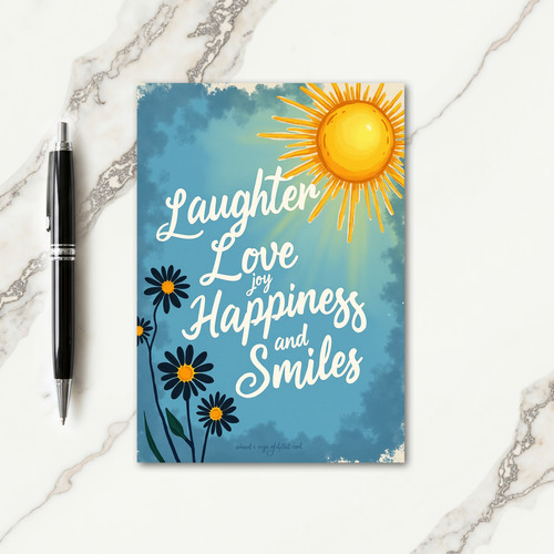 Joyful Birthday Sky Card