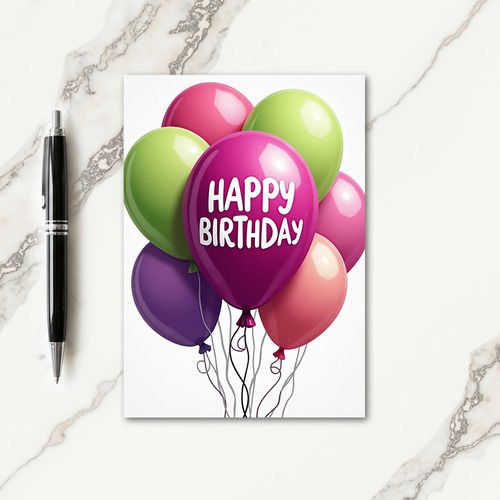 Joyful Birthday Sphere Card