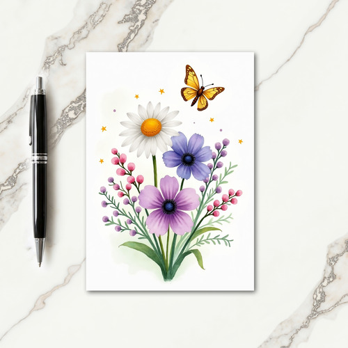 Joyful Birthday Spring Bloom Card