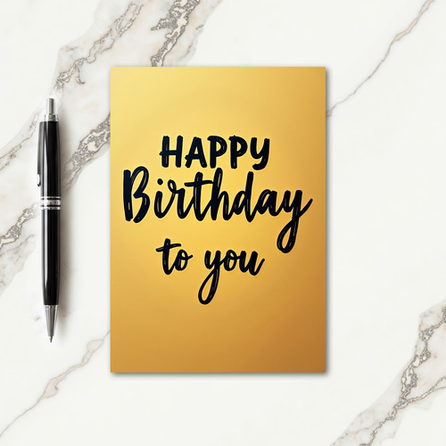 Joyful Birthday Text Card