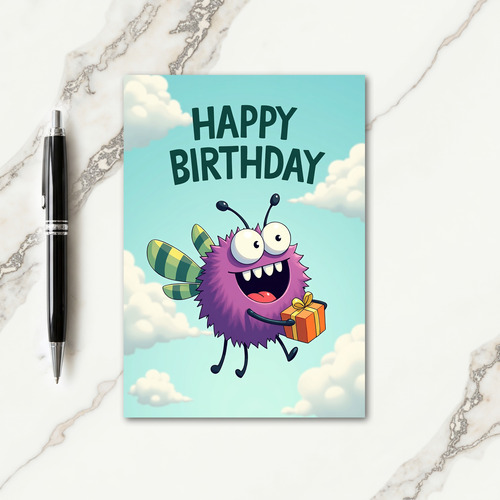 Joyful Birthday Whimsical Card