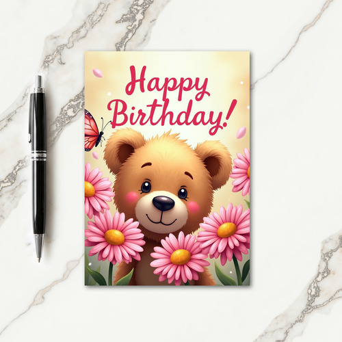 Joyful Blossom Cub Card