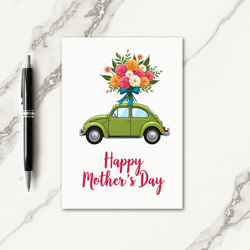 Joyful Blossoms Auto Card