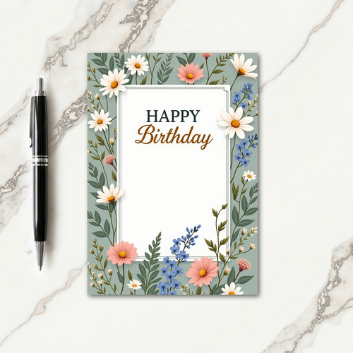 Joyful Botanical Card