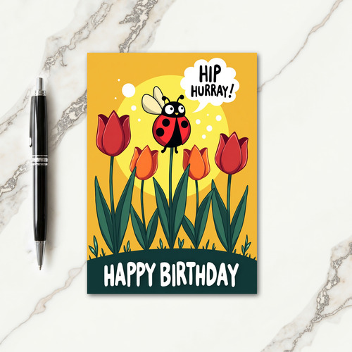 Joyful Bug Garden Card