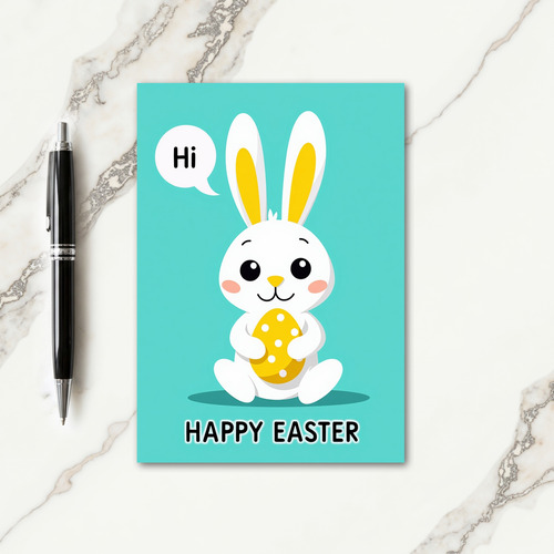 Joyful Bunny Easter Card