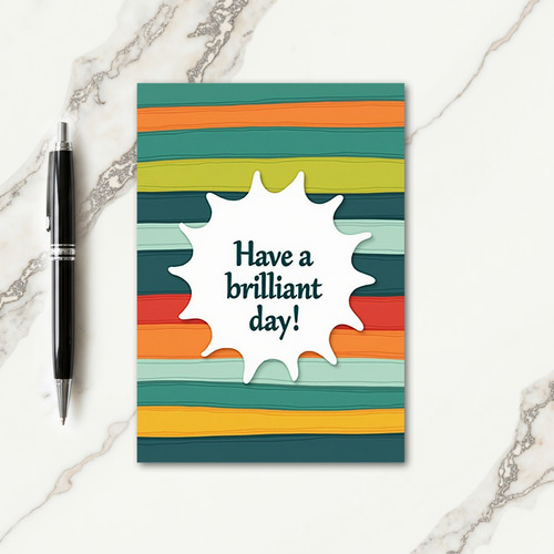 Joyful Burst Birthday Card