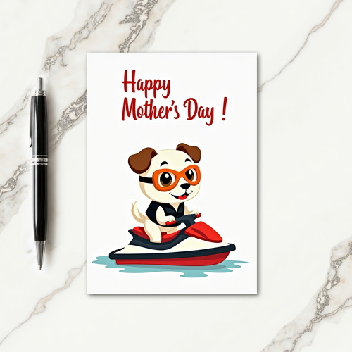 Joyful Canine Mothers Day Card