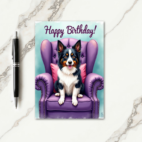 Joyful Canine Portrait Card