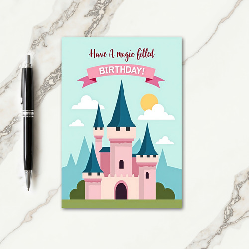 Joyful Castle Birthday Card