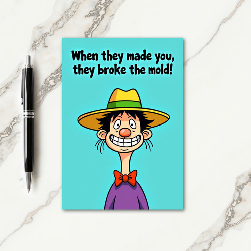 Joyful Character Birthday Card