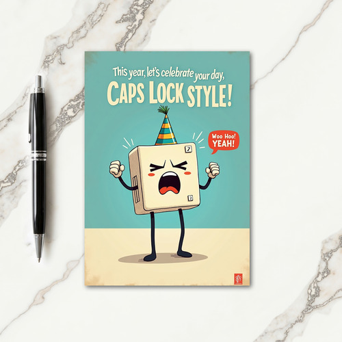 Joyful Character Birthday Cheer Card