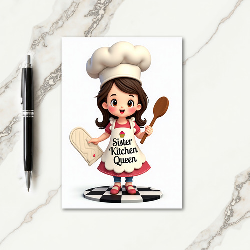 Joyful Chef Mothers Day Card