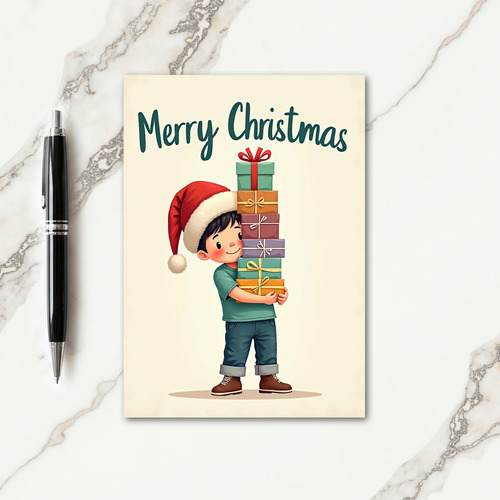 Joyful Child Presents Card