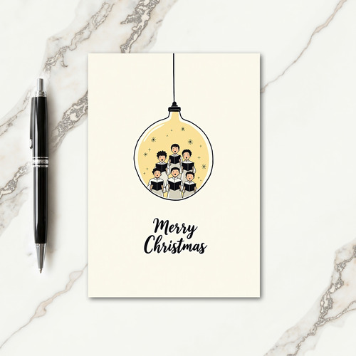 Joyful Choir Lightbulb Card