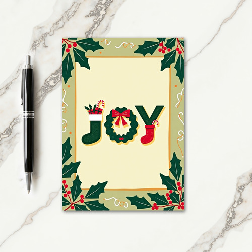 Joyful Christmas Art Card