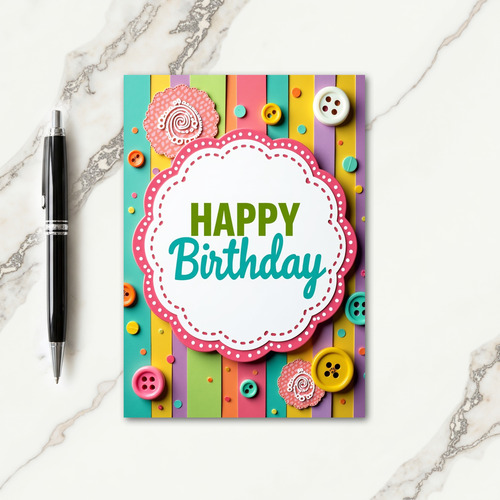 Joyful Cloud Birthday Card