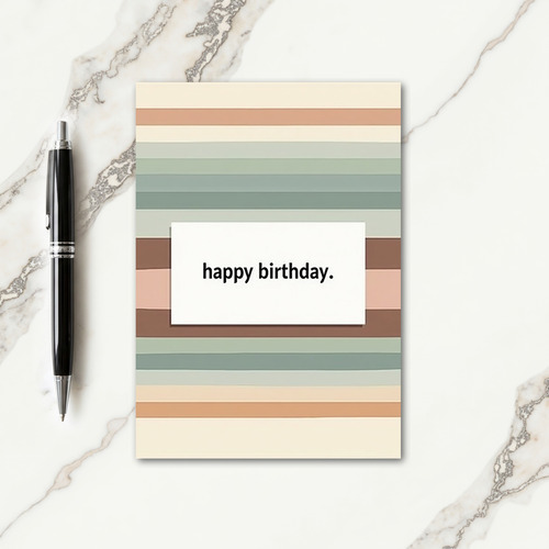 Joyful Color Band Card