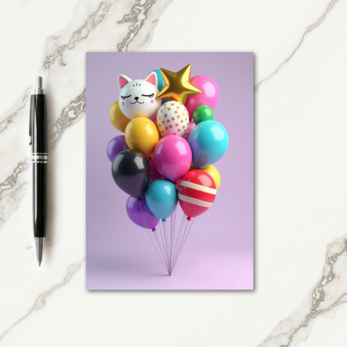 Joyful Colorful Birthday Card