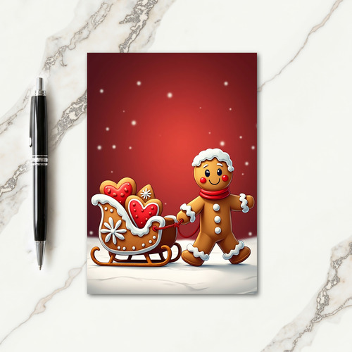 Joyful Cookie Sleigh Card