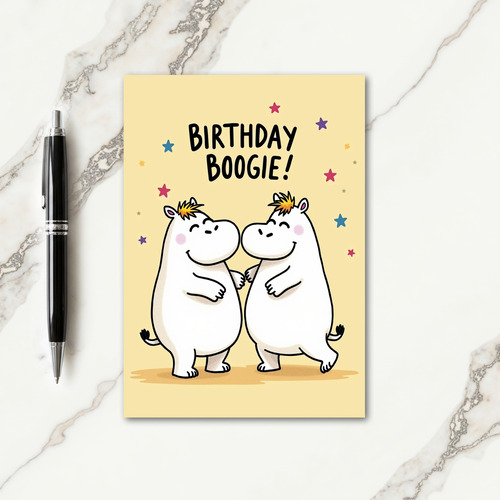 Joyful Creature Boogie Card
