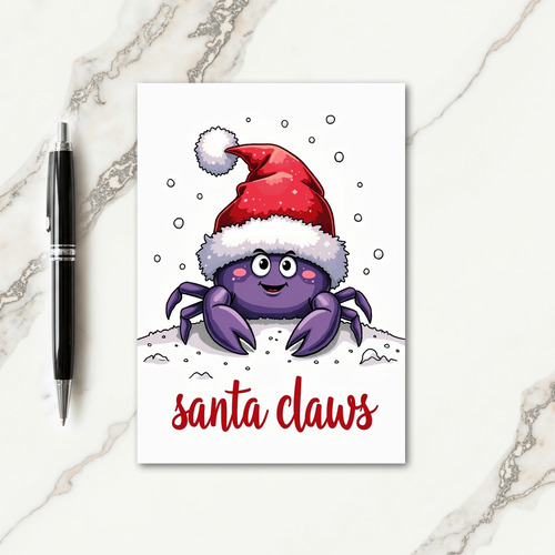 Joyful Crustacean Winter Card thumbnail