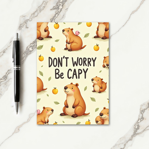 Joyful Cute Animal Birthday Card