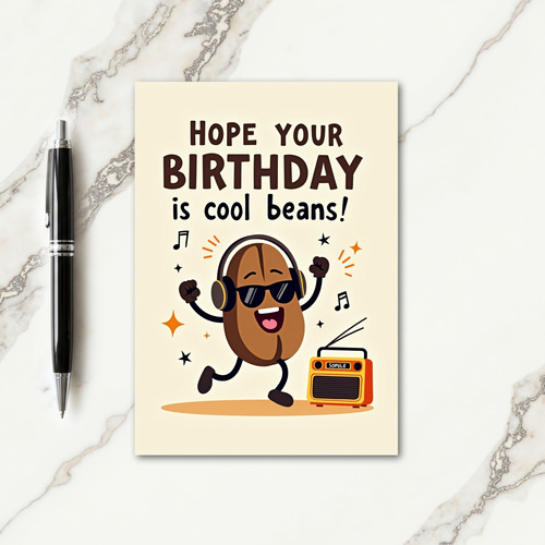 Joyful Dancing Seed Birthday Card