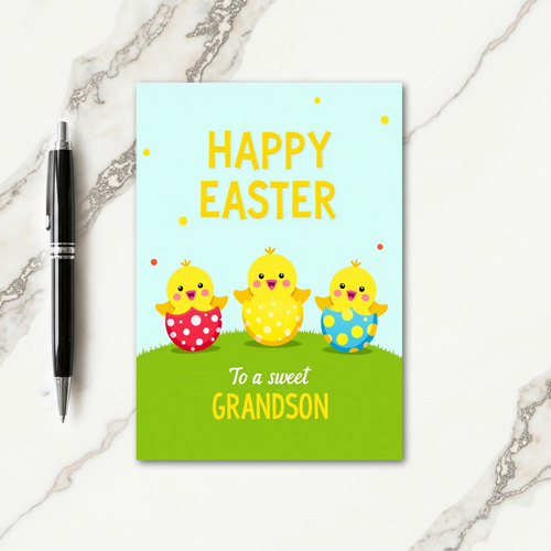 Joyful Easter Grandson Card