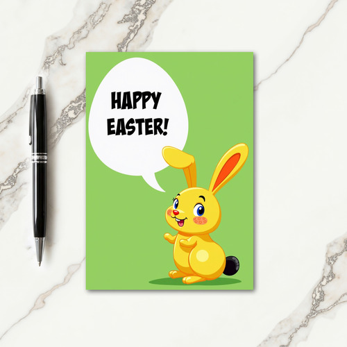 Joyful Easter Rabbit Card