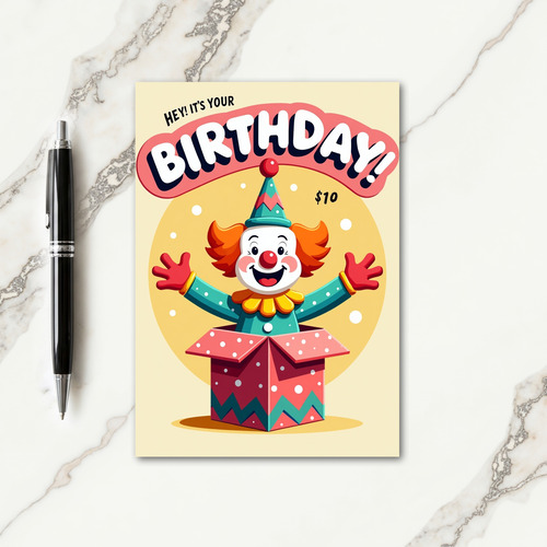 Joyful Entertainer Birthday Card