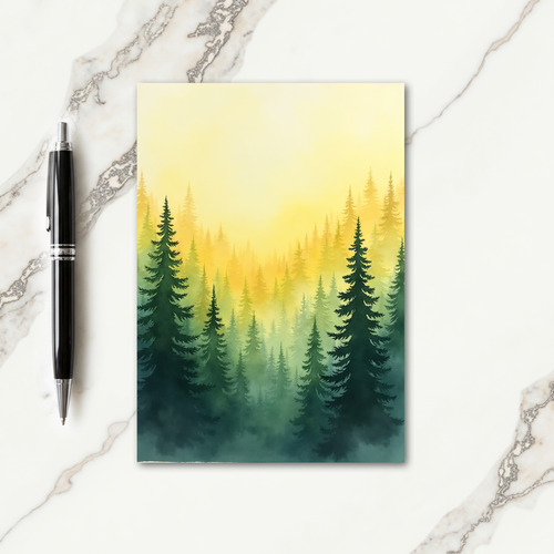 Joyful Evergreen Birthday Card