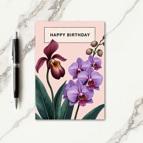 Joyful Exotic Blossom Card