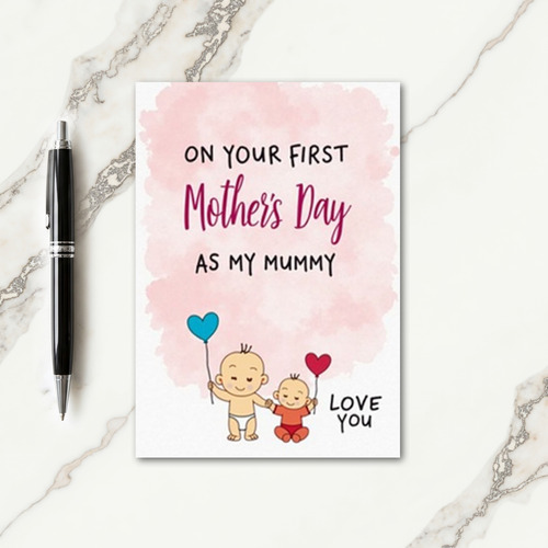 Joyful Family Mothers Day Card