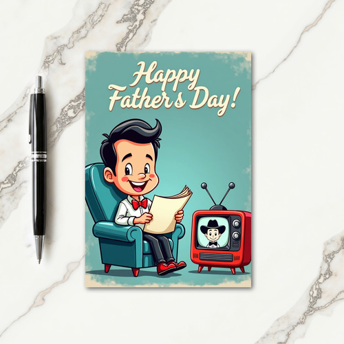Joyful Fathers Day Cowboy Card