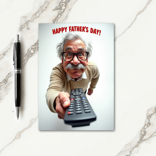 Joyful Fathers Day Face Card