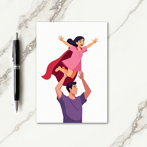 Joyful Fathers Day Flight Card