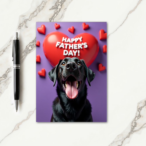 Joyful Fathers Day Pet Card
