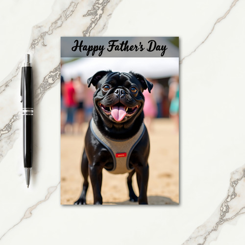 Joyful Fathers Day Portrait Card
