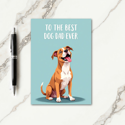 Joyful Fathers Day Pup Card