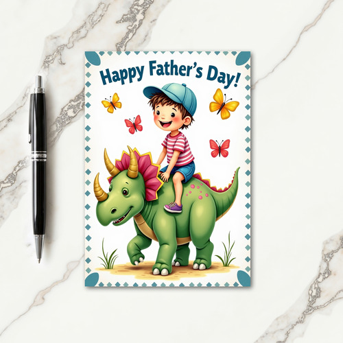 Joyful Fathers Day Quadruped Card