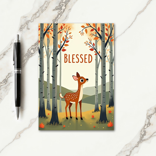 Joyful Fawn Birthday Card