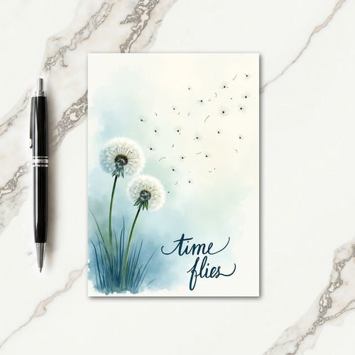 Joyful Feathery Seed Card
